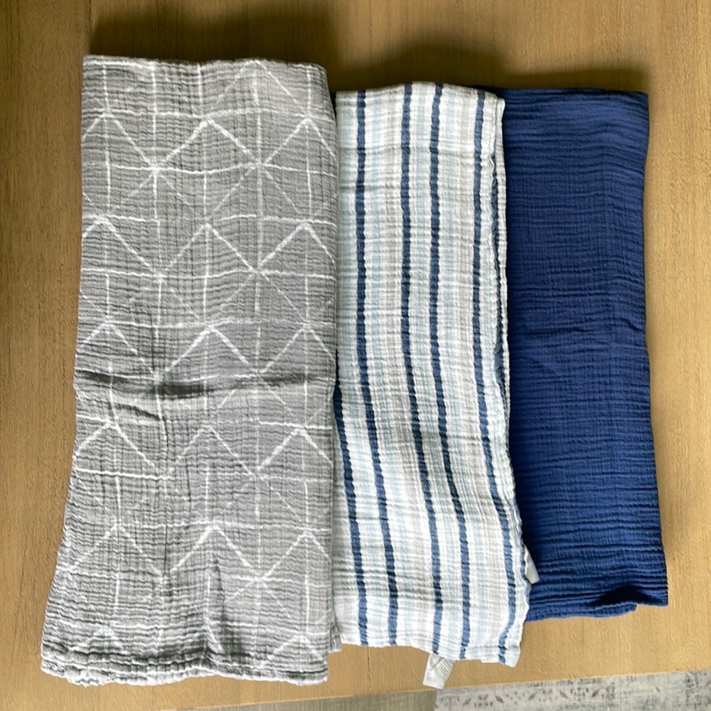 Aden and Anais Cotton Muslin Baby Swaddle Blankets